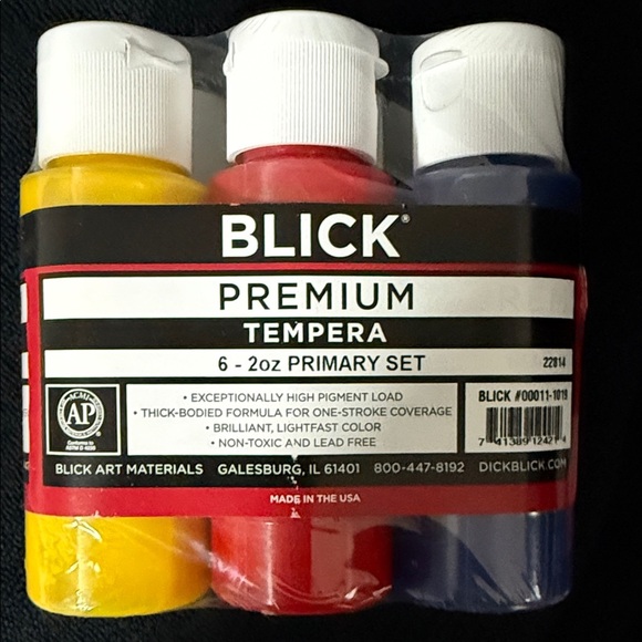 Premium Tempera Paint Set - 12  2oz Bottles - Picture 4 of 4